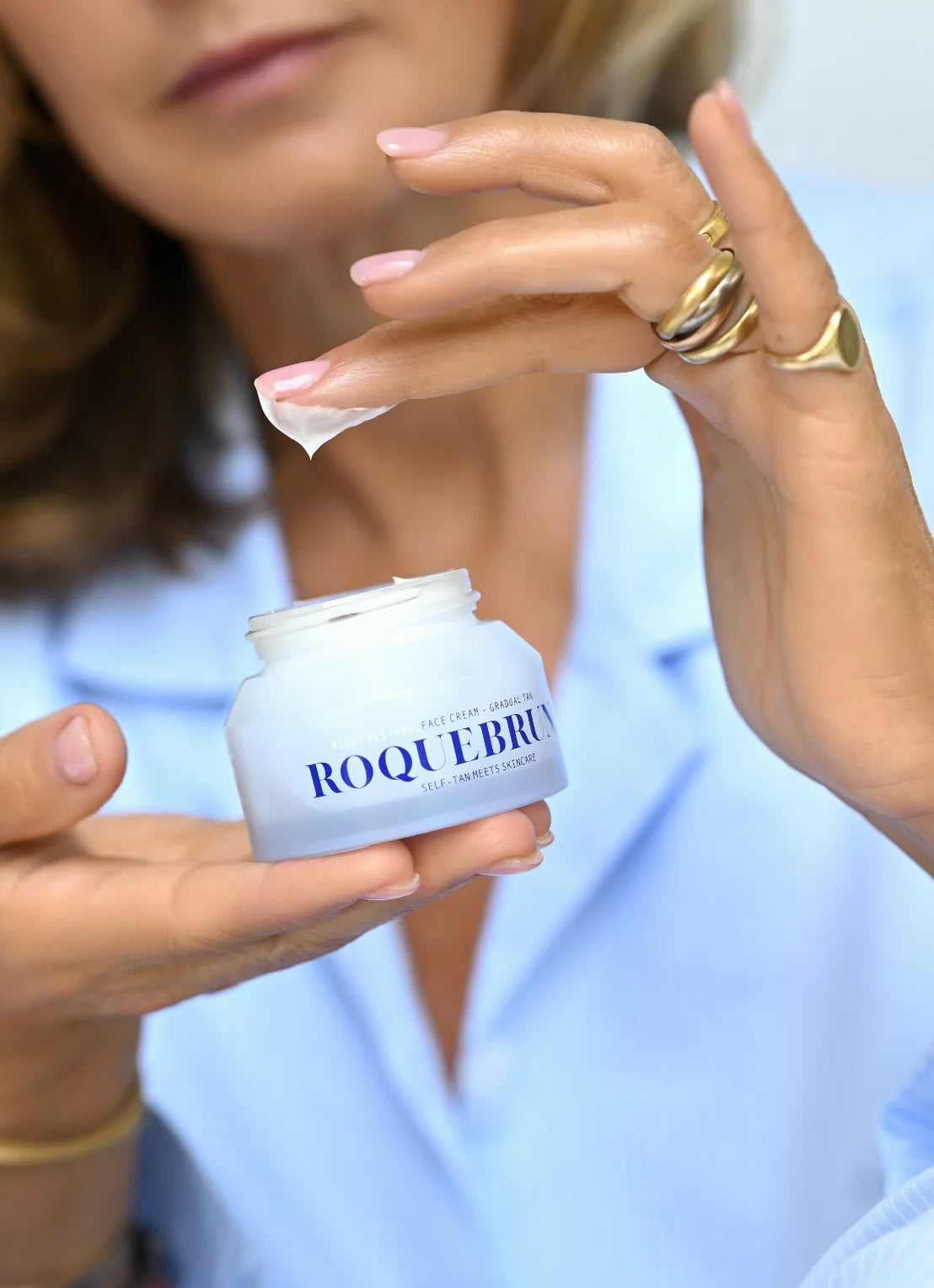 Roquebrun Night Restore Facecream Gradual Tan