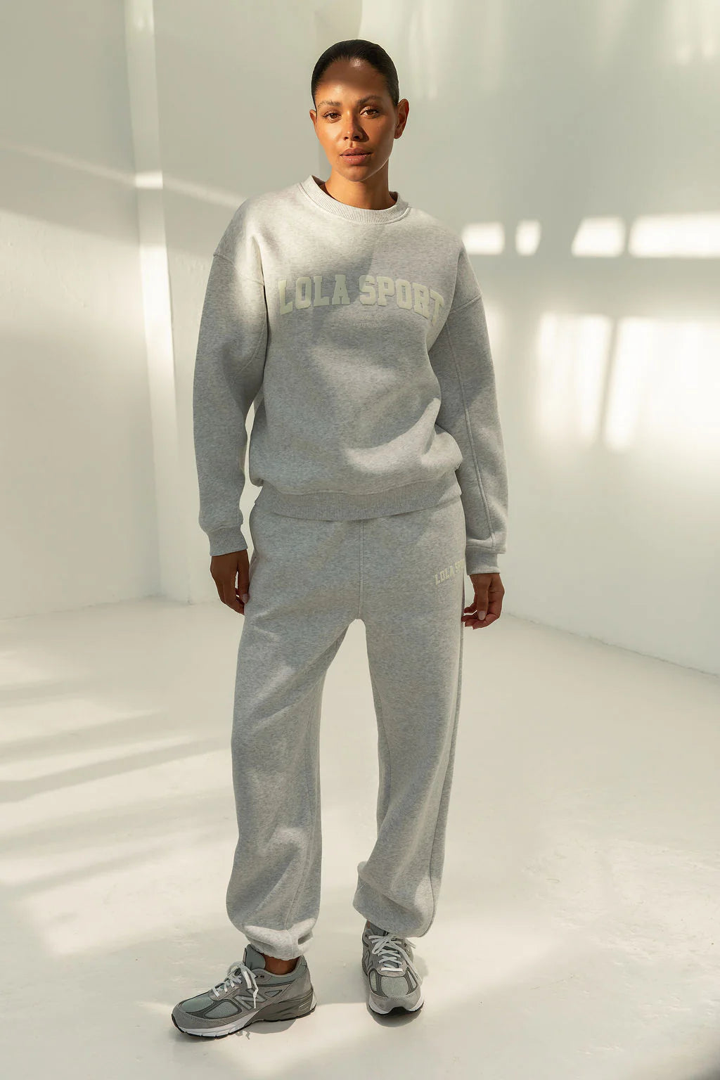 The Lola Club Joggingsbroek Jayla - Grey Melange