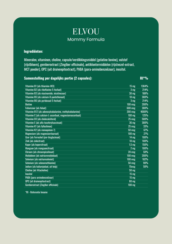 Elvou Mommy Formula