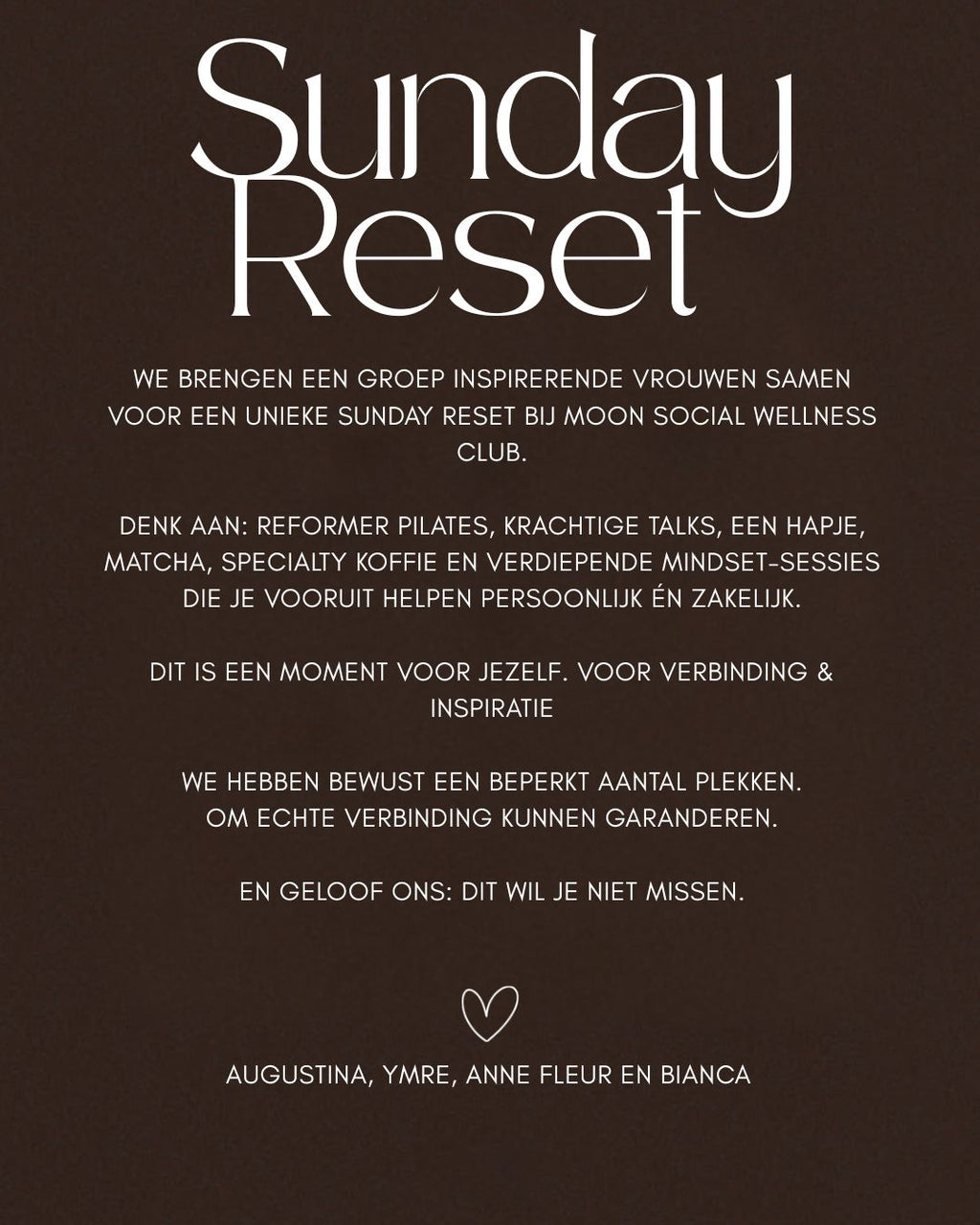 Sunday Reset 1-2-2026